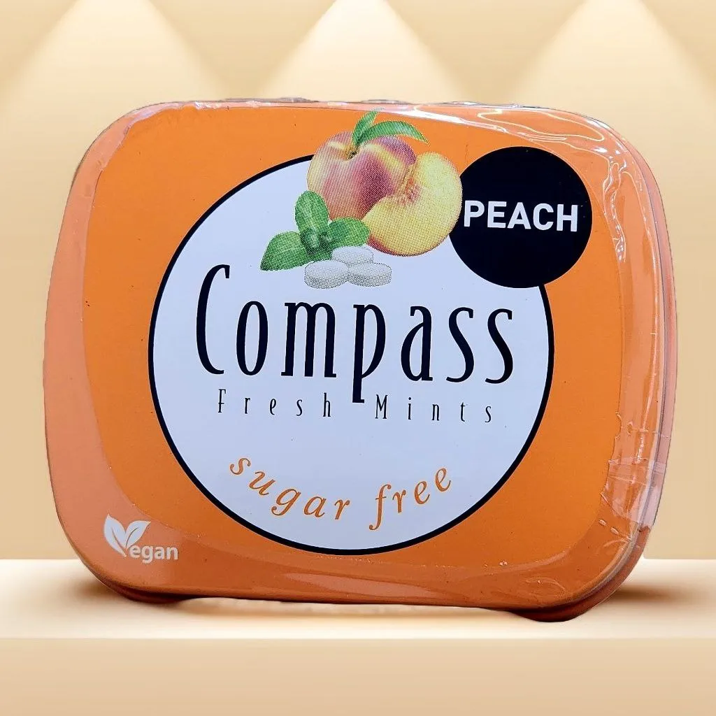 حبوب النعنع بنكهة الدراق (compass)
